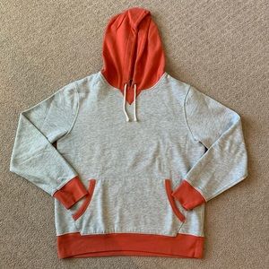 J. Crew Color Block Hoodie Men’s Large Gray Salmon